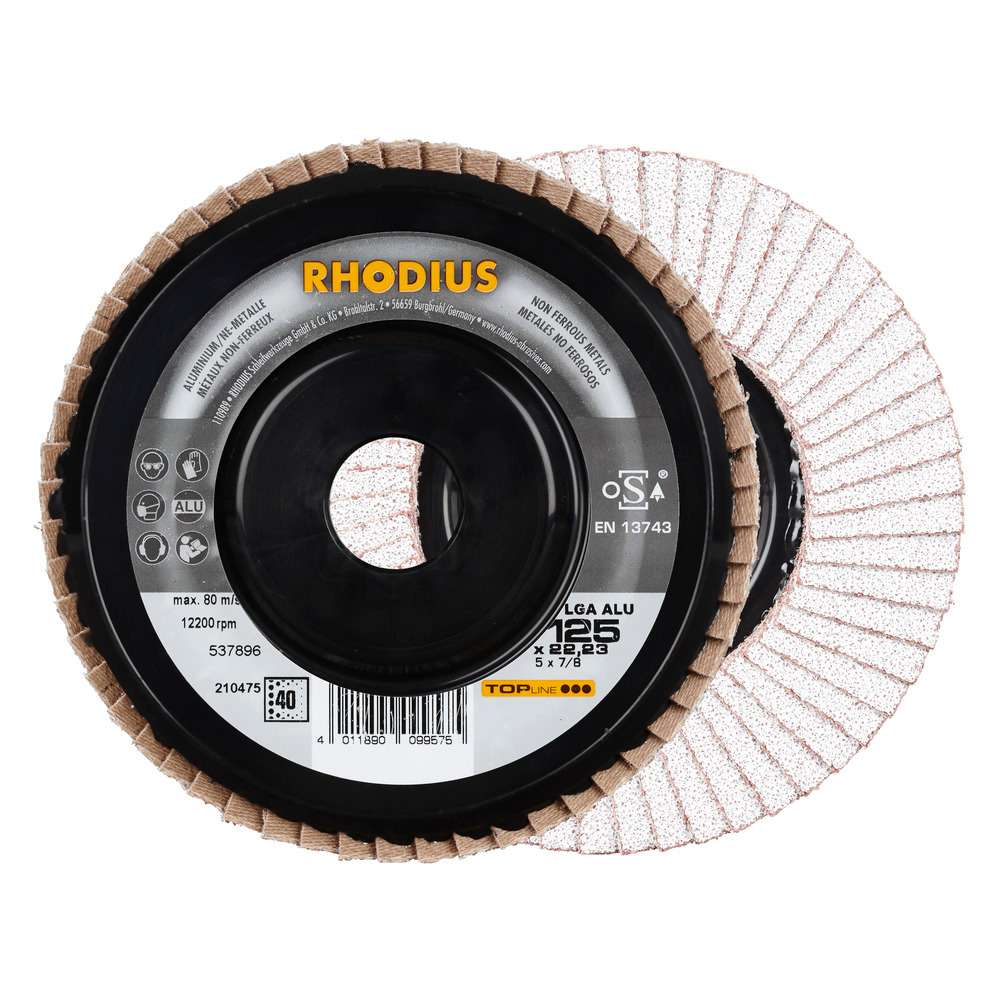 Rhodius Abrasive Flap Disc LGA ALU (10pk)