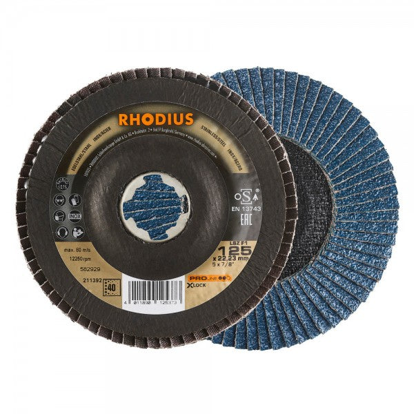 Rhodius FlapDisc 125x22,2 LSZ F60 (10pk)