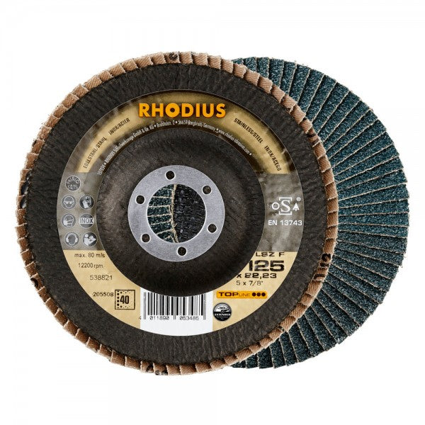 Rhodius FlapDisc 125x22,23 LSZ F40 (10pk)